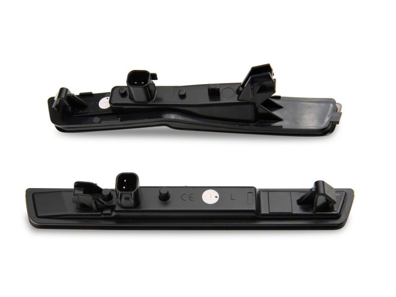 RAXCH15223-Raxiom 18-23 Dodge Challenger Widebody Axial Series LED Side Marker Lights Front and Rear- Smoked-Sidemarkers & Indicators-Raxiom