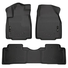 Load image into Gallery viewer, Husky Liners 09-12 Honda Pilot (All) WeatherBeater Combo Black Floor Liners (One Piece for 2nd Row) - Husky Liners HSL98421