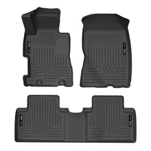Load image into Gallery viewer, Husky Liners 06-11 Honda Civic (4DR) WeatherBeater Combo Black Floor Liners - Husky Liners HSL98411