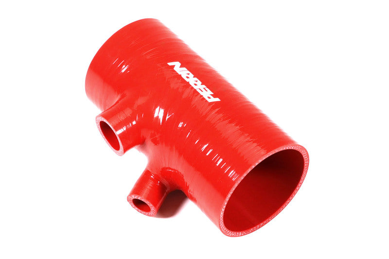 Perrin 2022+ Subaru WRX Red 3in Turbo Inlet Hose w/ Nozzle (Short)-Hoses-Perrin Performance