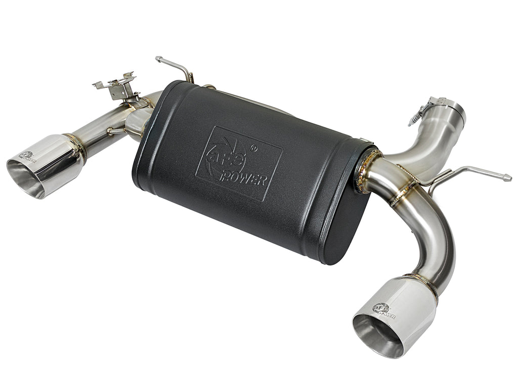 aFe aFe MACHForce XP 16-17 BMW 340i/iX 440i/iX L6-3.0L (t) SS Axle-Back Exhaust w/Polished Tips
