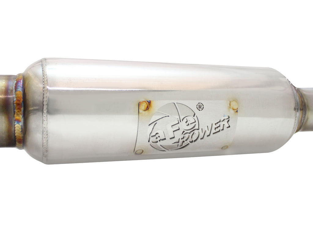 aFe aFe 11-16 Scion TC L4-2.5L 304SS 2-1/4in to 2-1/2in Axle-Back Takeda Exhaust w/ Polished Tip