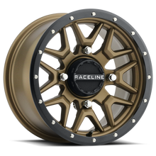Load image into Gallery viewer, Raceline A94BZ Krank 14x7in / 4x137 BP / 38mm Offset / 110.18mm Bore - Bronze &amp; Black Lip Wheel-Wheels - Cast-Raceline