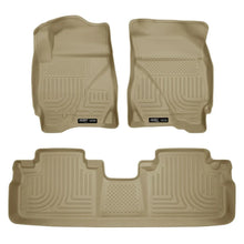 Load image into Gallery viewer, Husky Liners 09-12 Ford Escape/Mazda Tribute (Base/Hybrid) WeatherBeater Combo Tan Floor Liners - Husky Liners HSL98353