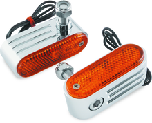 Load image into Gallery viewer, BKM410651-BikeMaster Marker/Side Lights 5/16in Mount Single Bulb Amber-Sidemarkers &amp; Indicators-Bike Master