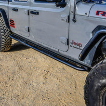 Load image into Gallery viewer, Westin 20-23 Jeep Gladiator Rock Slider - Textured Black-Body Armor &amp; Rock Rails-Westin