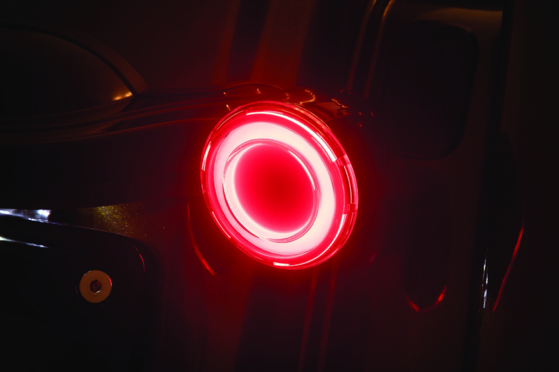 KUR2905-Kuryakyn Tracer L.E.D. Turn Signal Inserts Red/Red Smoke Lens Rear-Light Accessories and Wiring-Kuryakyn