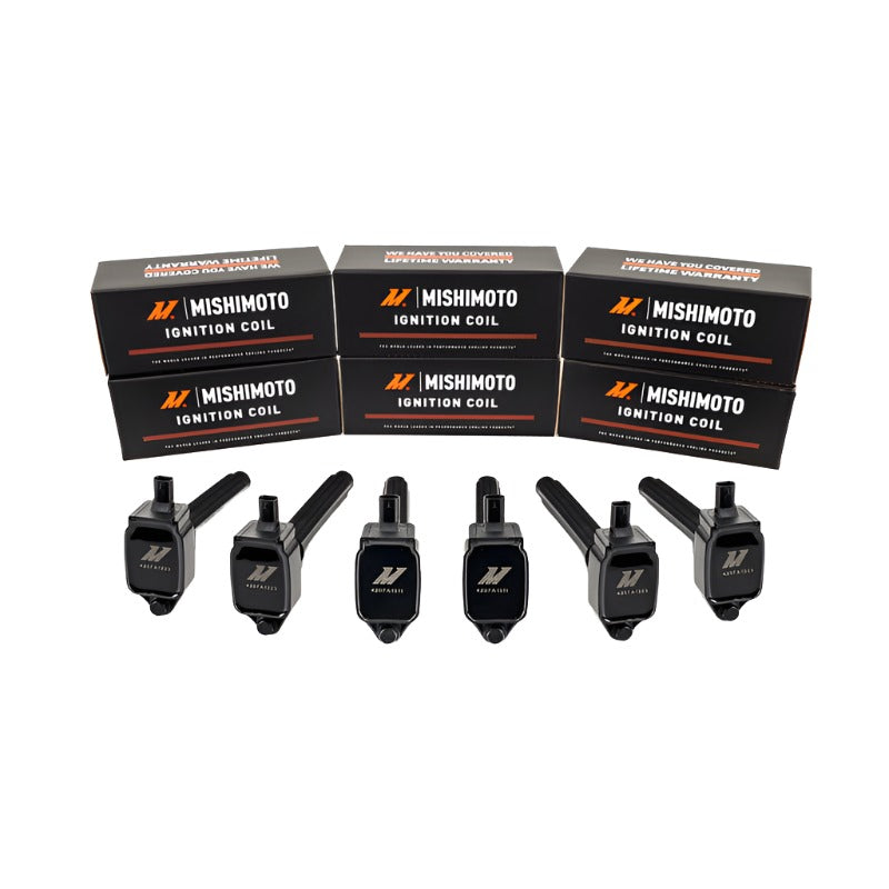 Mishimoto 12-18 Jeep Wrangler 3.6L Six Cylinder Ignition Coil Set-Ignition Coils-Mishimoto
