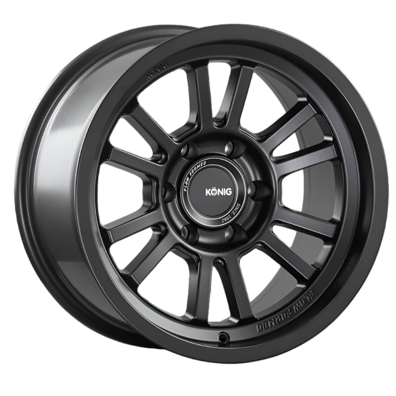 KNGH1876139N65-Konig HT1 17X8.5 6X139.7 ET-6 6X139.7 Matte Black-Wheels - Cast-Konig