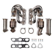 Load image into Gallery viewer, Fabspeed Porsche 997.2 Carrera RENNKRAFT™ Modular Headers with HJS Catalytic Converters (2009-2011)