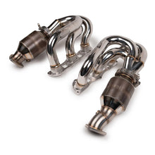 Load image into Gallery viewer, Fabspeed Porsche 997.2 Carrera RENNKRAFT™ Modular Headers with HJS Catalytic Converters (2009-2011)