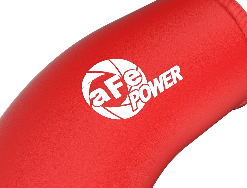 aFe aFe 2024+ Toyota Tacoma BladeRunner 2.5in & 3in Aluminum Hot & Cold Charge Pipe Kit - Red