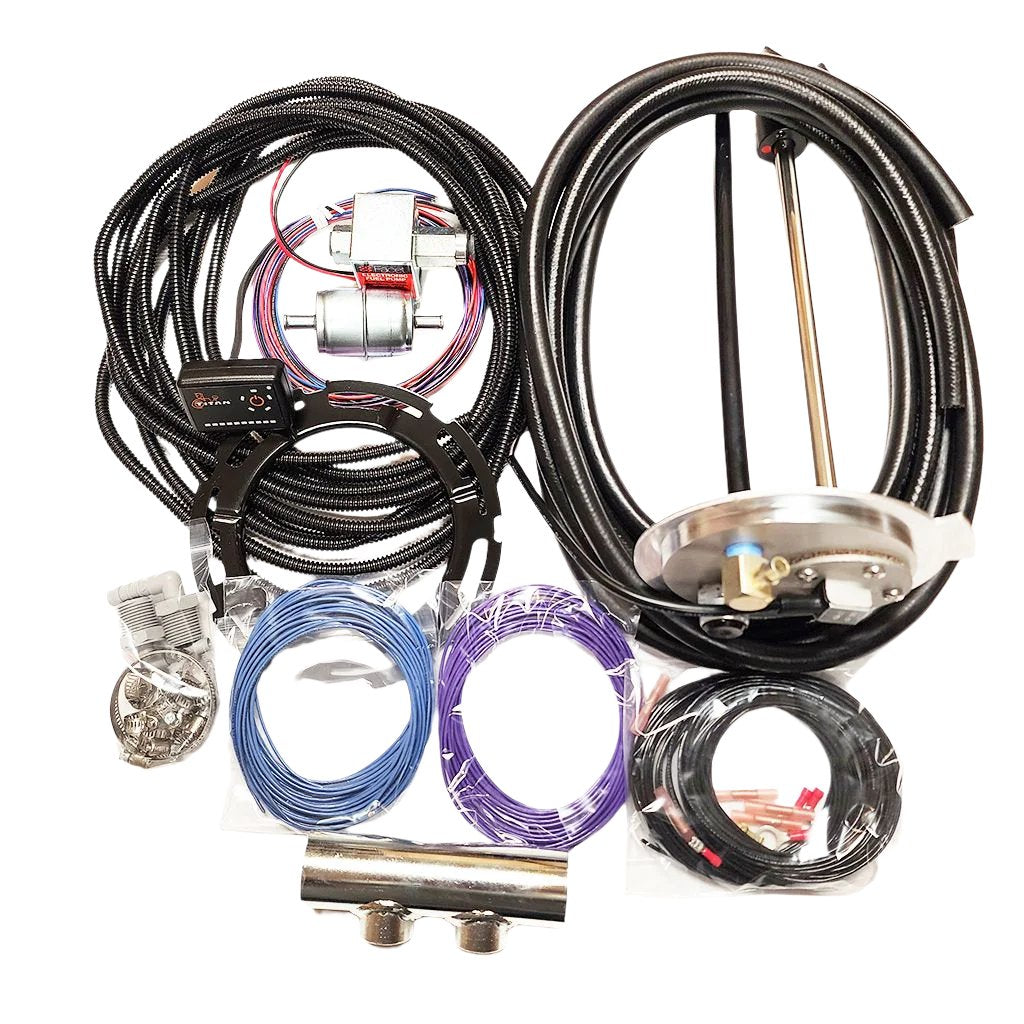 TFT9900029-Titan Fuel Tanks 17-24 Ford Universal Cab & Chassis Auxiliary Conversion Kit-Fuel Lines-Titan Fuel Tanks