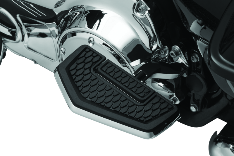 KUR5908-Kuryakyn Hex Folding Mini Board Without Adapter Chrome-Running Boards-Kuryakyn