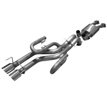 Load image into Gallery viewer, Close up Cyclone quad 4 inch polished slash-cut tips