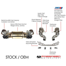 Load image into Gallery viewer, -Fabspeed Porsche 992 Carrera Sport Catalytic Converters with GT2RS Style Outlets (2021+)-Fabspeed Motorsport