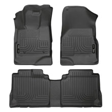 Load image into Gallery viewer, Husky Liners 10-12 Chevy Equinox/GMC Terrain WeatherBeater Combo Black Floor Liners - Husky Liners HSL98131