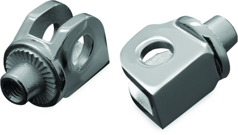 KUR8813-Kuryakyn Splined Peg Adapter Kawasaki Front Chrome-Footpegs-Kuryakyn