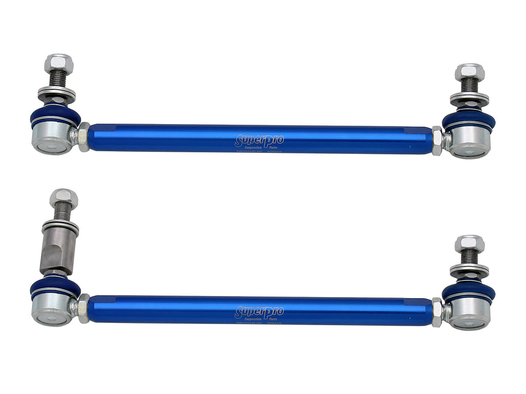 Superpro SuperPro 2015 Audi A3 Quattro Premium Front HD Adjustable End Link Set w/ DCC Adapter