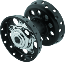 Load image into Gallery viewer, BKC490659-Bikers Choice 36-66 Big Twin Black Star Hub With Cone Style Bearing-Wheel Accessories-Bikers Choice