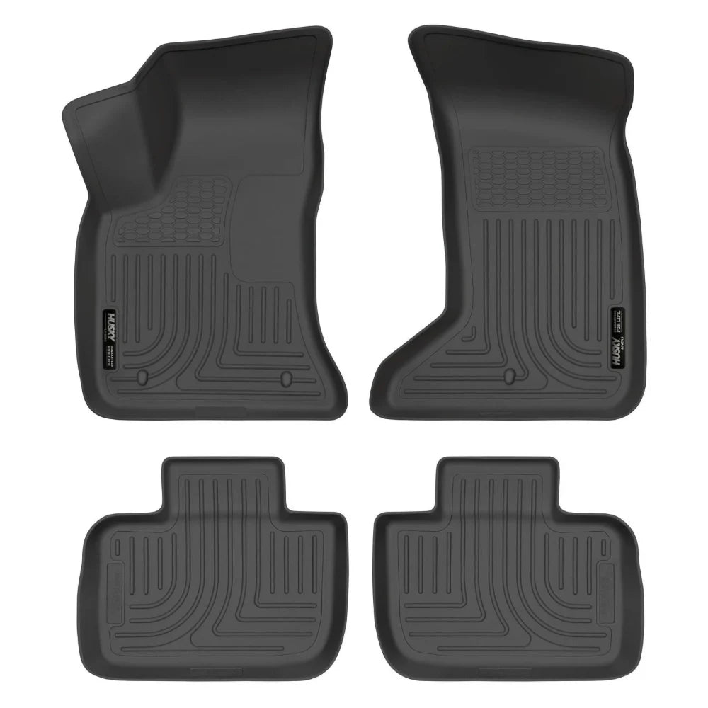 Husky Liners 11-12 Dodge Charger/Chrysler 300 (AWD Only) WeatherBeater Combo Black Floor Liners - Husky Liners HSL98081