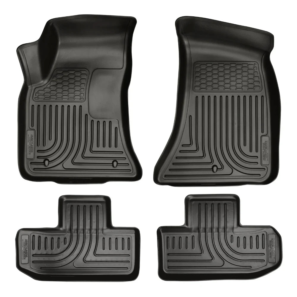 Husky Liners 11-12 Dodge Challenger WeatherBeater Combo Black Floor Liners - Husky Liners HSL98071