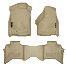 Load image into Gallery viewer, Husky Liners 03-08 Dodge Ram 1500/2500/3500 Quad Cab WeatherBeater Combo Tan Floor Liners - Husky Liners HSL98033