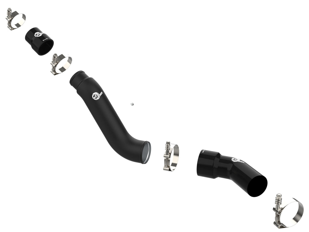 aFe aFe 16-19 RAM 1500 V6 3.0L (TD) BladeRunner 3in Aluminum Hot Charge Pipe - Black