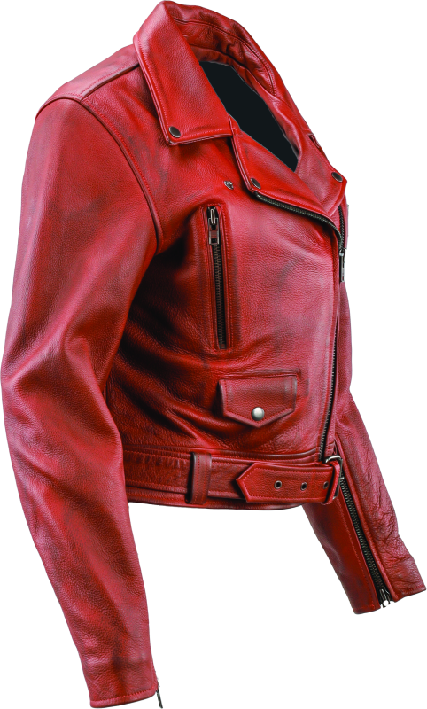 RIV094393-River Road Arabian Spice Leather Jacket Black Womens - Small-Jackets - Leather-River Road