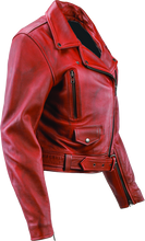 Load image into Gallery viewer, RIV094393-River Road Arabian Spice Leather Jacket Black Womens - Small-Jackets - Leather-River Road