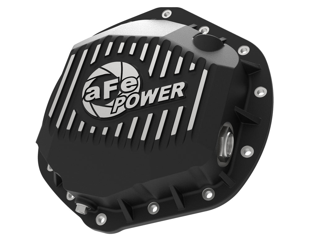 aFe aFe Power Pro Series Rear Differential Cover Black w/ Machined Fins 14-18 Dodge Trucks 2500/3500