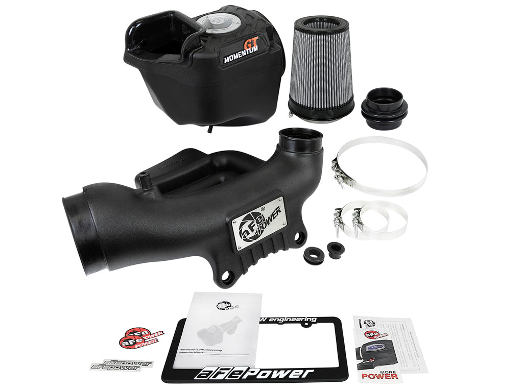 aFe aFe Momentum GT Pro DRY S Cold Air Intake System 12-18 Jeep Wrangler JK V6 3.6L