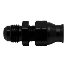 Load image into Gallery viewer, DWK6-02-0108-B-DeatschWerks 6AN Male Flare to 5/16in Hardline Compression Adapter - Anodized Matte Black-Fuel Components Misc-DeatschWerks