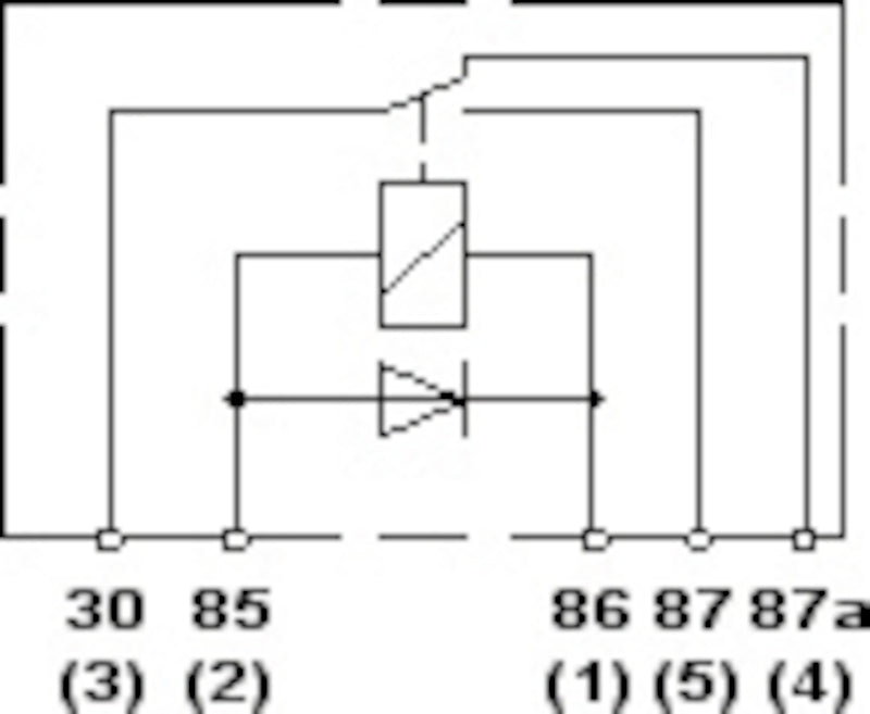 Hella Relay 12V 20/40A Spdt Dio-Light Accessories and Wiring-Hella