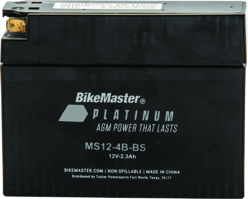BKM780749-BikeMaster AGM Battery - MS12-4B-BS-Batteries-Bike Master