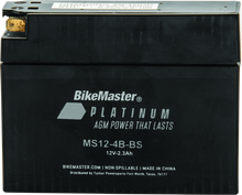 Load image into Gallery viewer, BKM780749-BikeMaster AGM Battery - MS12-4B-BS-Batteries-Bike Master