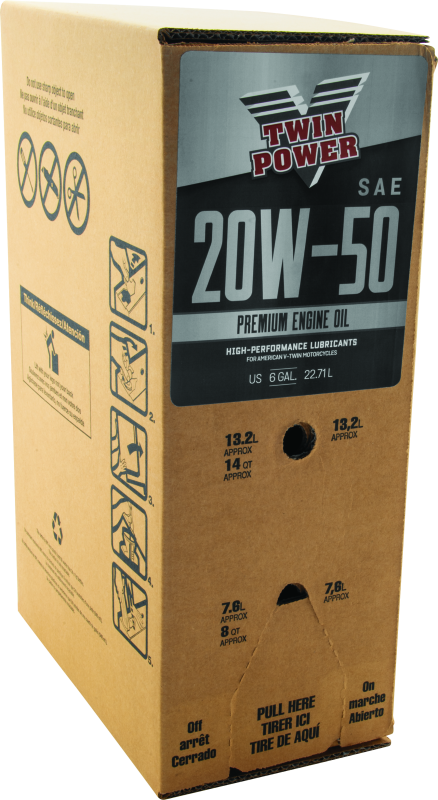 TWP539026-Twin Power 20W50 Oil 6 Gallon Bag In Box-Motor Oils-TwinPower