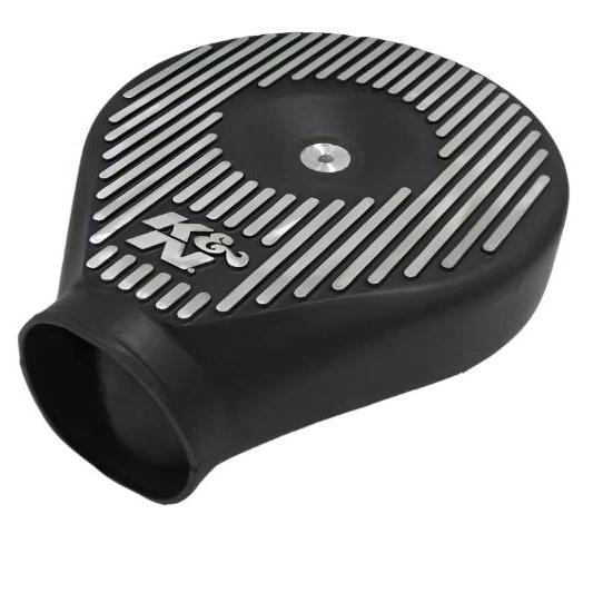 KNN85-1060-K&N Universal Plenum 11.89in L x 9in Dia x 4.75in H - Black-Air Intake Components-K&N Engineering