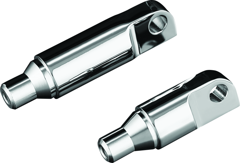 KUR8064-Kuryakyn Male Mount 2-1/2inch Footpeg Extension Chrome (Pair)-Footpegs-Kuryakyn
