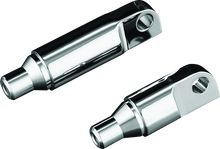 Load image into Gallery viewer, KUR8064-Kuryakyn Male Mount 2-1/2inch Footpeg Extension Chrome (Pair)-Footpegs-Kuryakyn