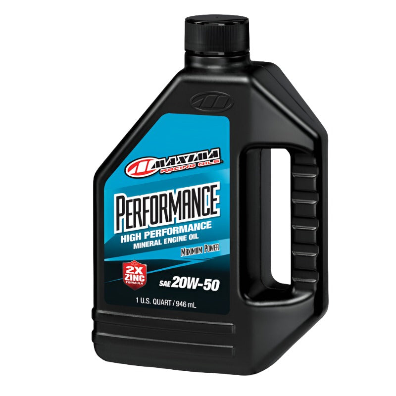 MXA39-35901-Maxima Performance Auto Performance 20W-50 Mineral Engine Oil - Quart-Motor Oils-Maxima