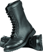 Load image into Gallery viewer, SAS880477-Speed and Strength Fast Times Leather Boots Black Womens - 8-Motorcycle Boots-Speed and Strength