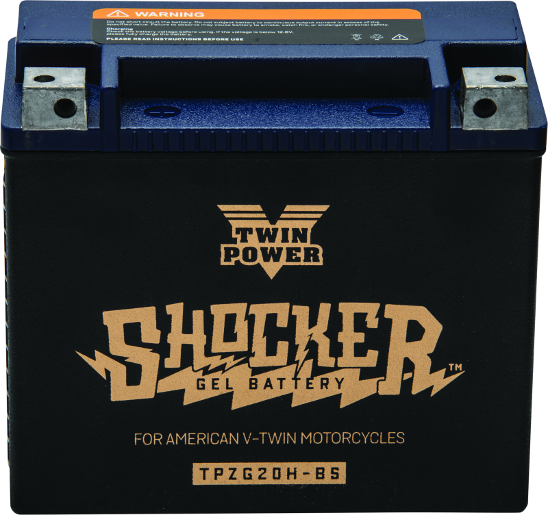TWP781233-Twin Power YTX-20H Shocker Gel Battery Replaces H-D 65991-82B-Batteries-TwinPower