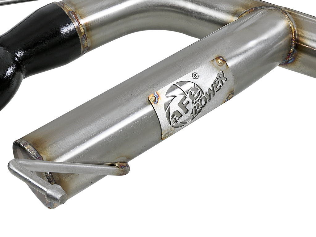 aFe aFe MACHForce XP 08-13 BMW 135i L6-2.0L N54/N55 3in. 304 SS Axle-Back Exhaust w/Black Tips