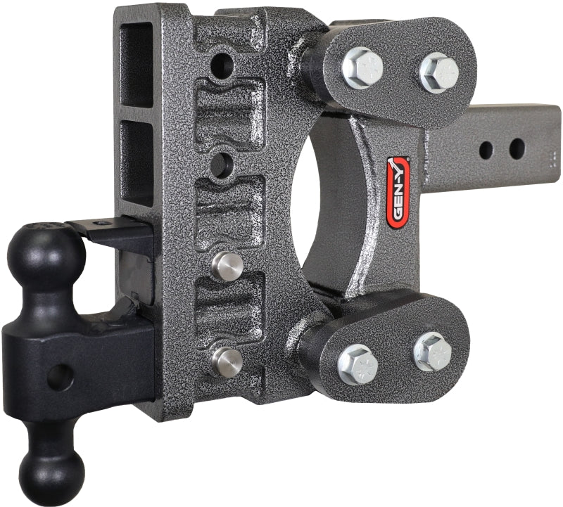 GENGH-2224-Gen-Y The Boss Torsion-Flex 3in Shank 6in Drop 32K Hitch w/GH-0161 Dual-Ball/GH-0162 Pintle Lock-Hitch Receivers-GEN-Y Hitch