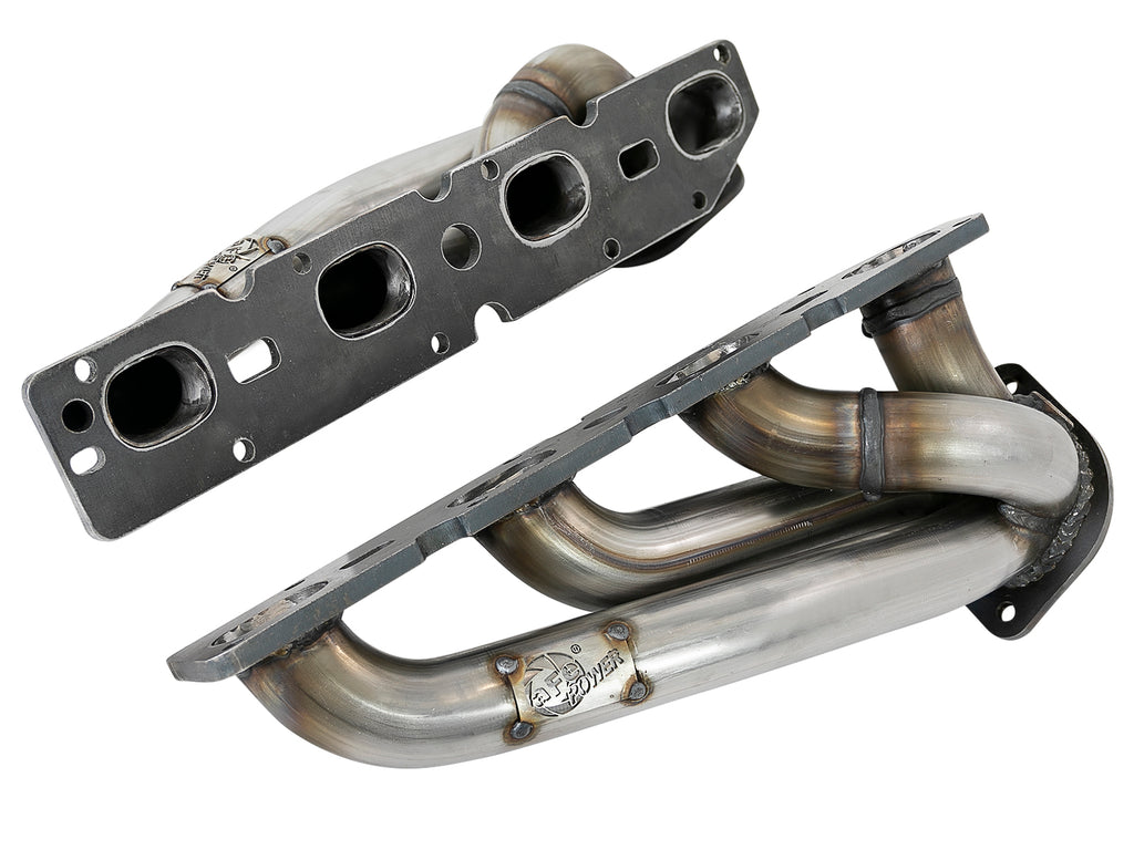 aFe aFe Power Twisted Steel 304SS Shorty Header 09-18 Dodge Challenger / Charger V8-5.7L