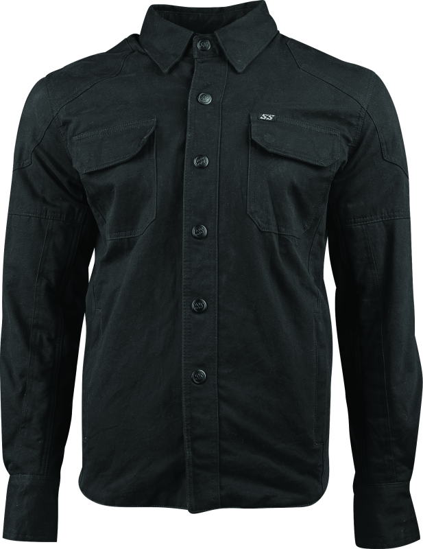 SAS889528-Speed and Strength Call to Arms Moto Shirt Black - 2XL-Shirts-Speed and Strength