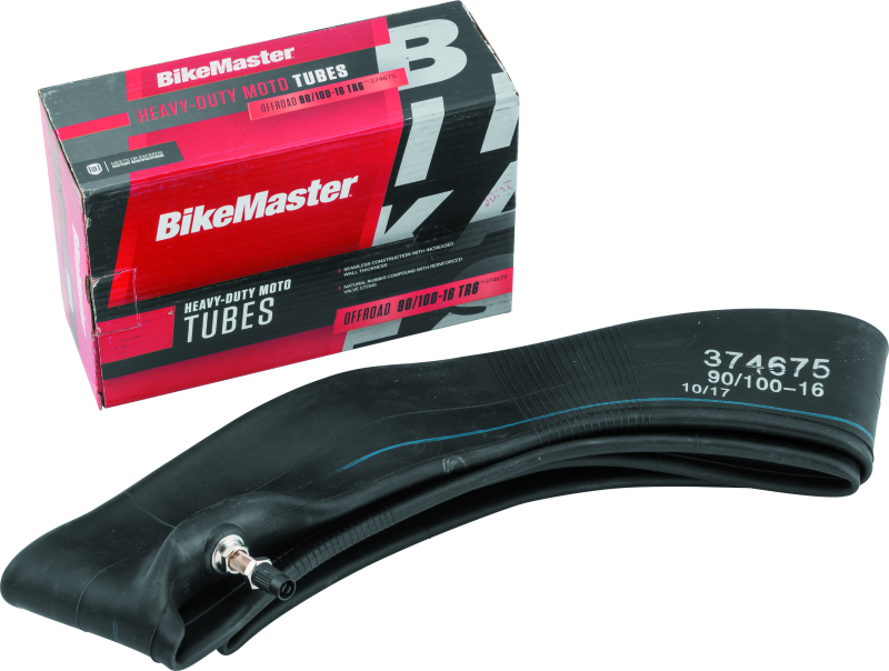 BKM374675-BikeMaster 90/100-16 TR6 Tube Heavy Duty-Tire Tubes-Bike Master