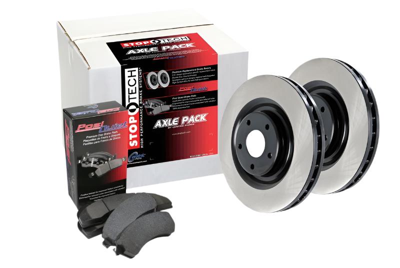 STO909.40511-Centric OE Coated Rear Brake Kit (2 Wheel)-Brake Kits - OE-Stoptech