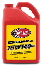Load image into Gallery viewer, Red Line 75W140NS Gear Oil - Gallon-Gear Oils-Red Line